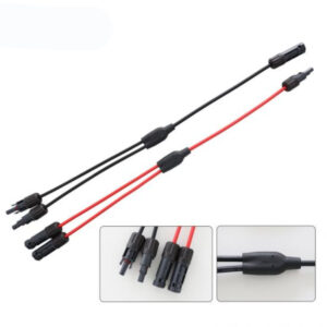 2 to 1 Y connector, connect solar panels in parallel