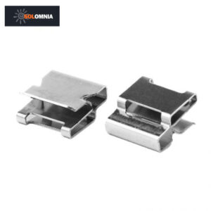 High quality SUS304 PV cable clamps. Easy to fix for cable ties