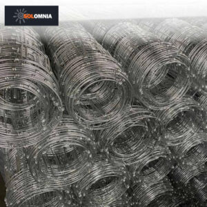 Welded wire mesh fence with stainless steel mesh