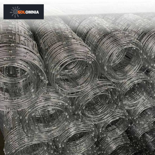Welded wire mesh fence with stainless steel mesh