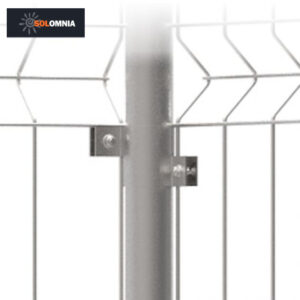 Customized size steel fence, welded mesh fence used for solar power plant