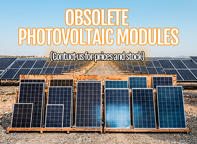 Obsolete photovoltaic modules